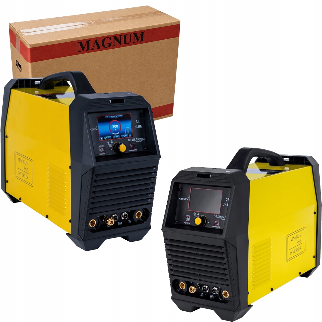 Magnum Spawarka inwerterowa Tig Ac/dc THF238 Pro LCD V2 200A Puls Igbt