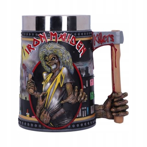 Iron Maiden – Killers pivní sklenice z Anglie, oficiální produkt skupiny Originál