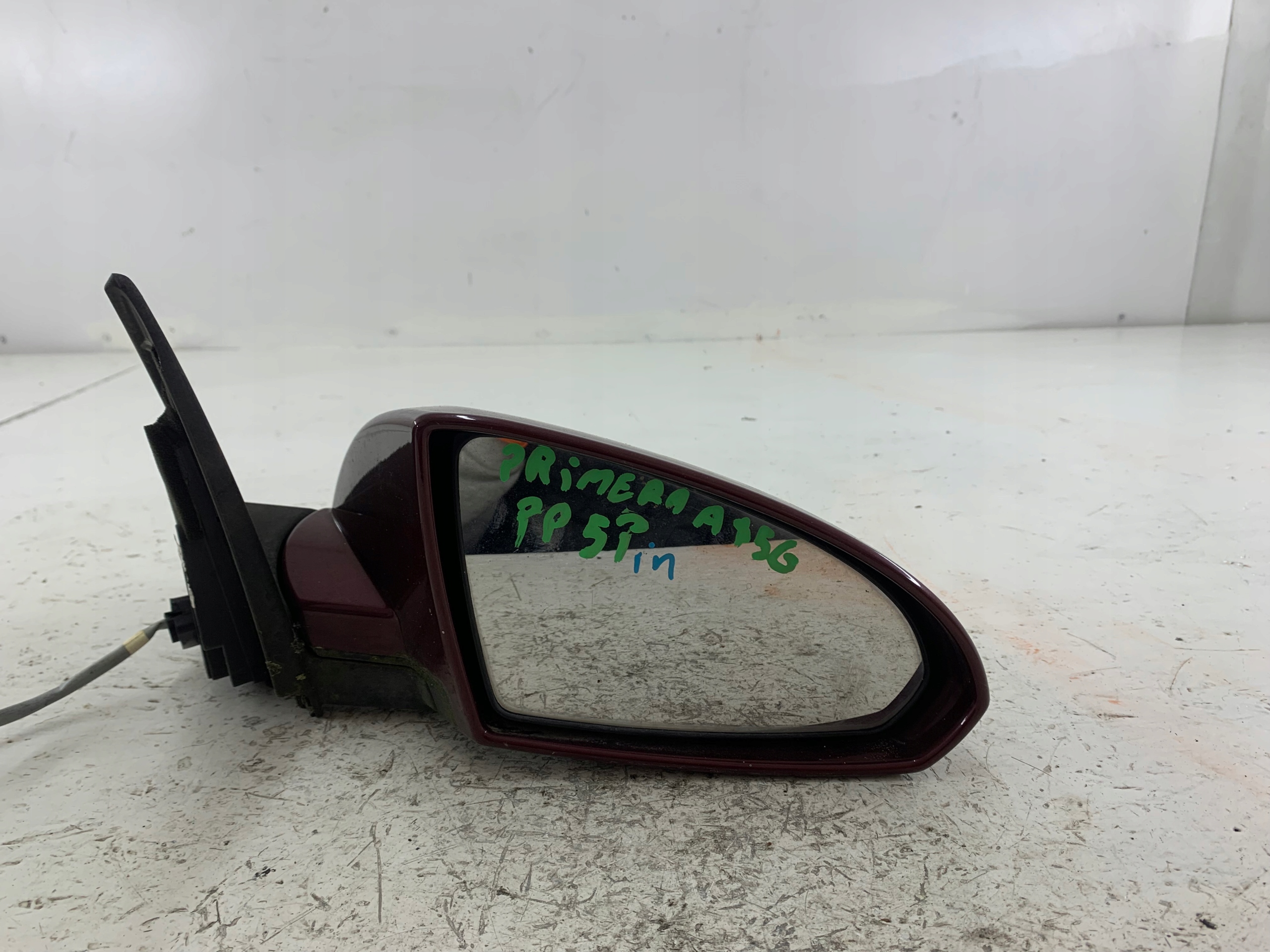NISSAN PRIMERA P12 mirror right 5 PIN claret