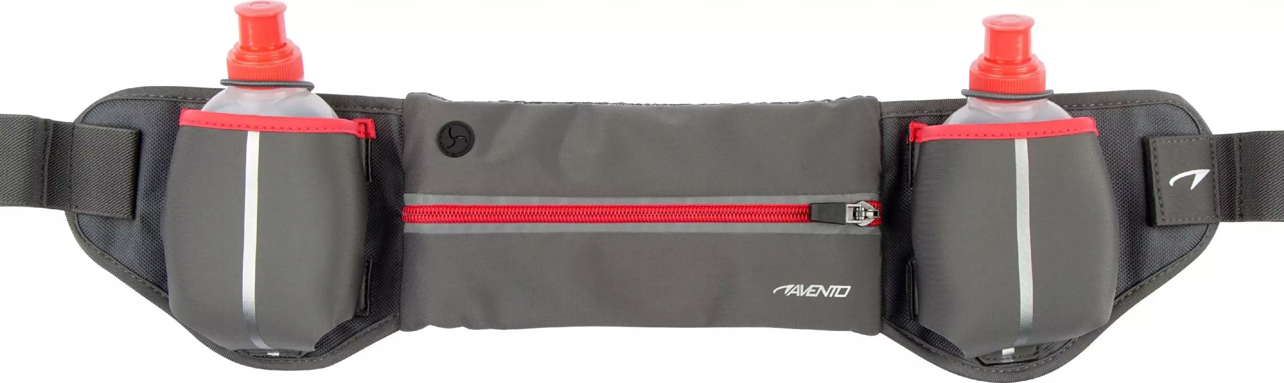 Pas biegowy nerka do biegania z bidonami saszetka biodrowa AVENTO 2x190ml Marka Avento