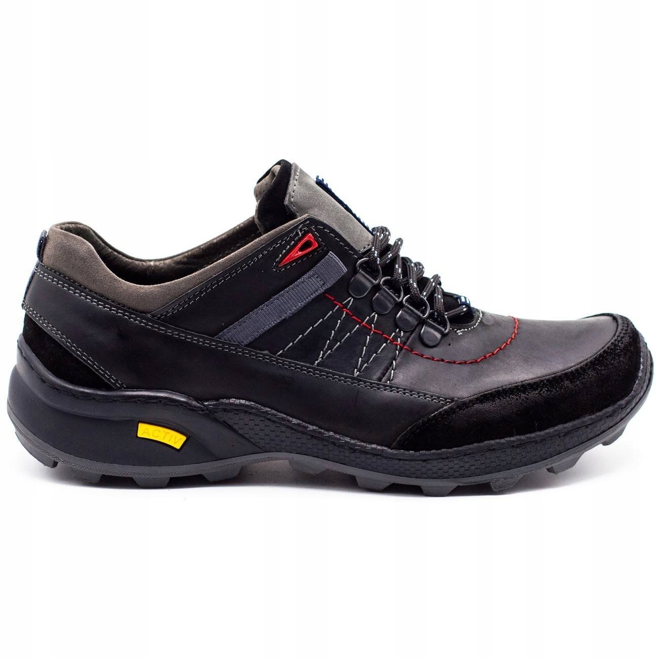 

Czarne Skóra naturalna Buty Olivier r.42
