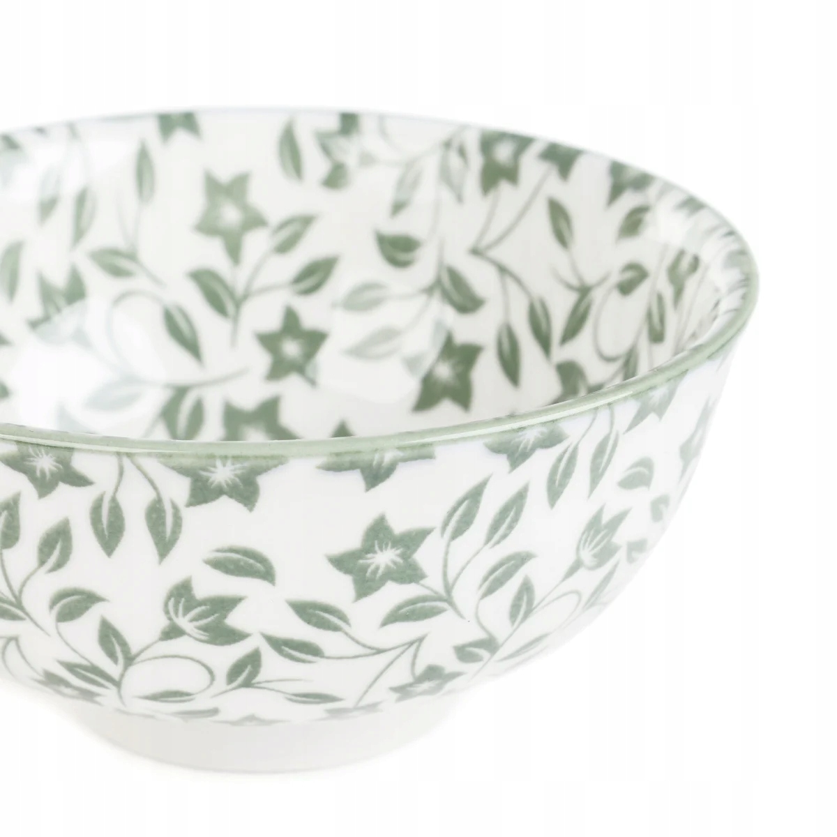 Miska RUBIA pistacjowa 12 cm HOMLA z motywem kwiatowym Kod producenta 218922