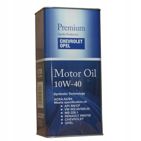 

Fanfaro Opel Gm 10W40 Chevrolet olej silnikowy 5L