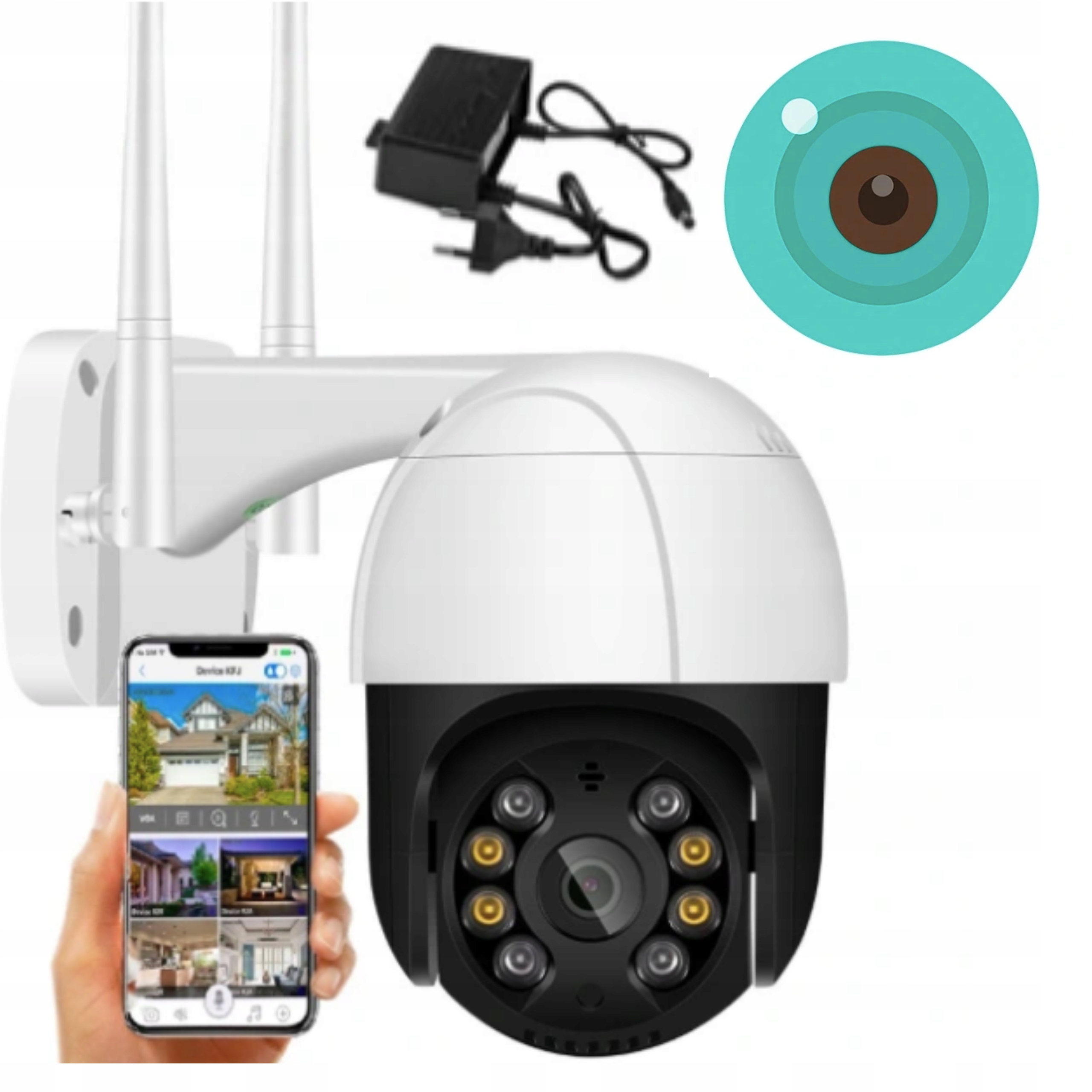 KAMERA KAMERKA ZEWNĘTRZNA BEZPRZEWODOWA WIFI 2 mpx