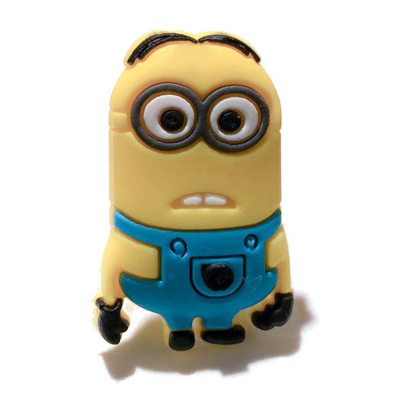 

Minionek w okularach przypinka do crocs, kroksy