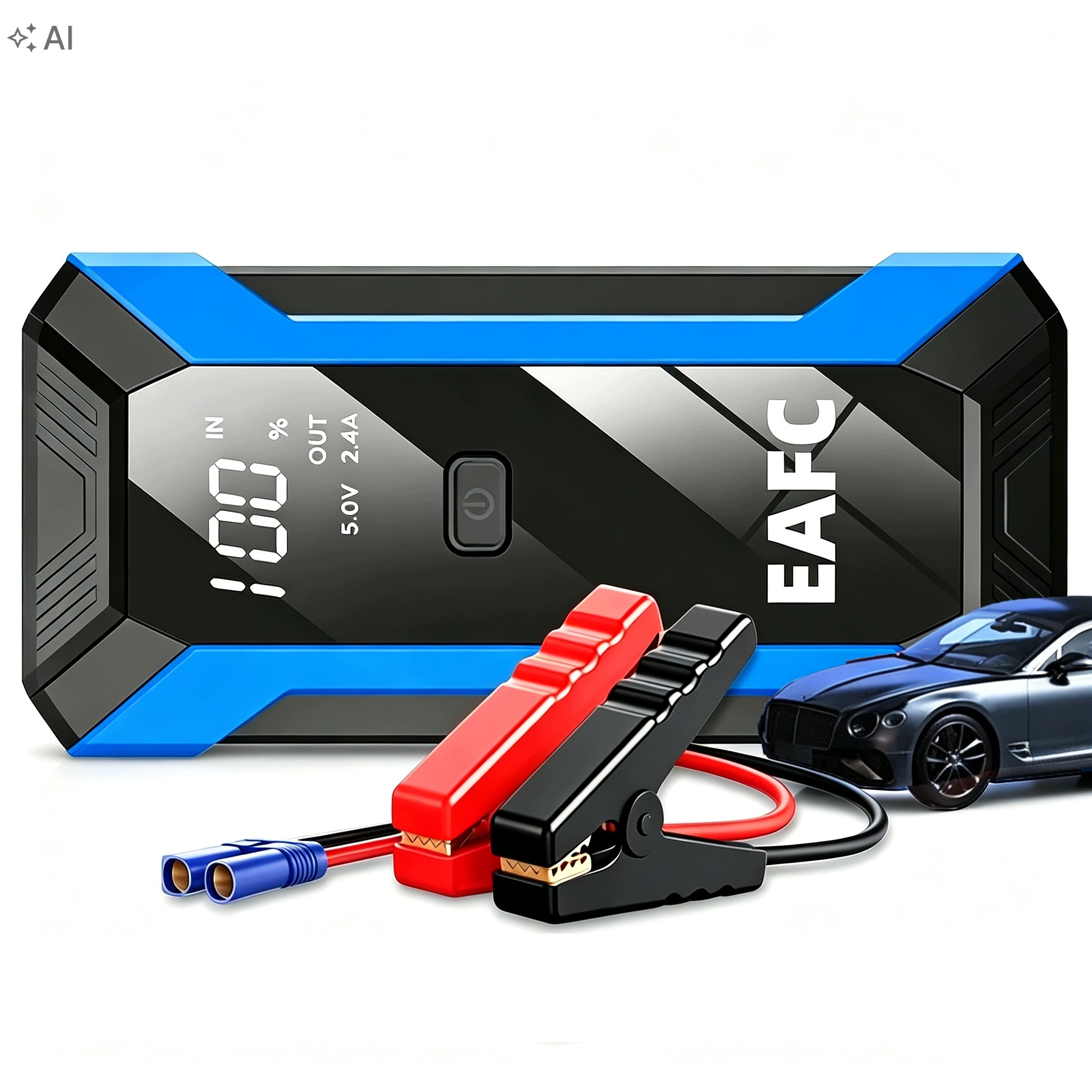 Booster rozruchowy do samochodu 16000mAh 1200A Powerbank