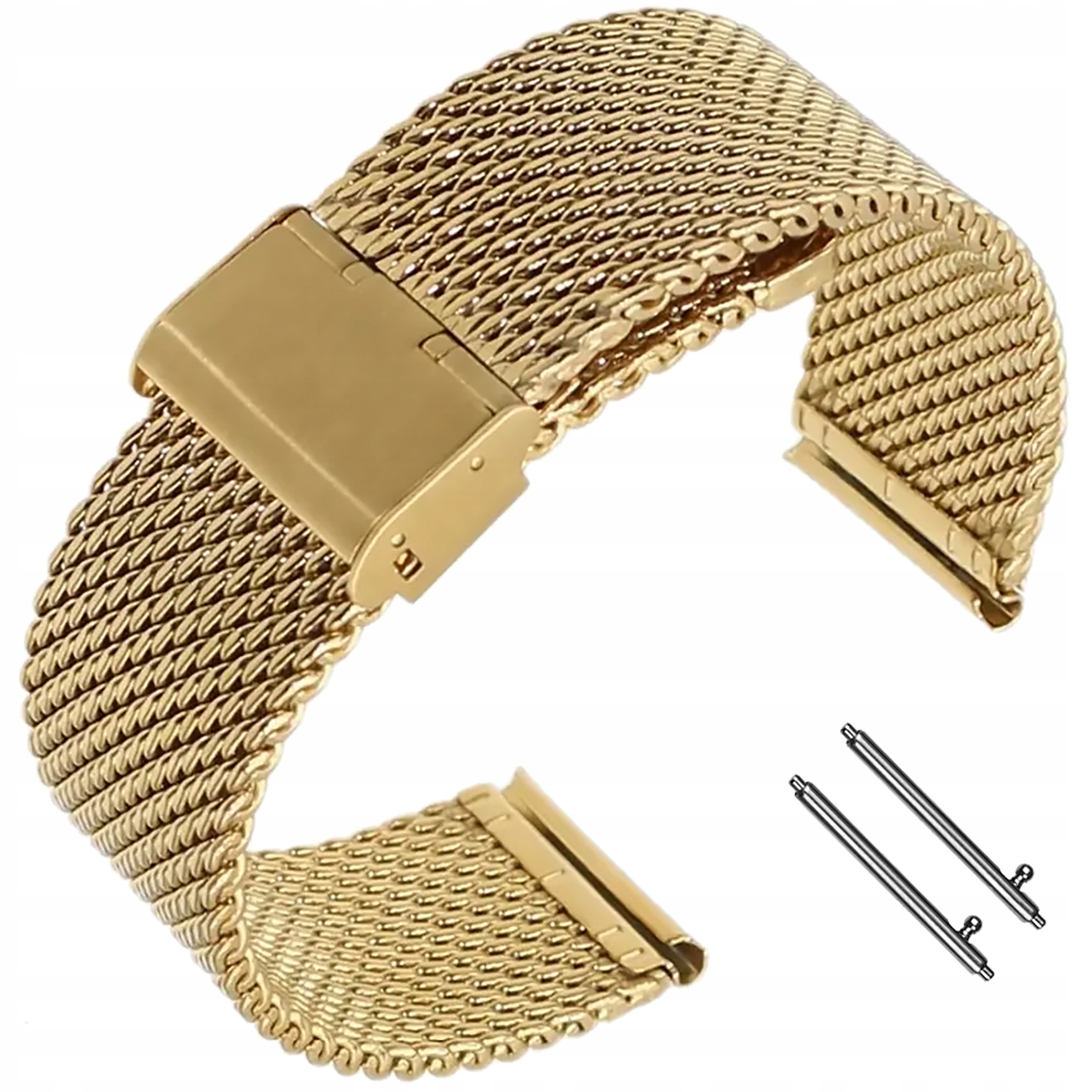 

Pasek Do Zegarka Smartwatch Bransoleta Złota 22 mm