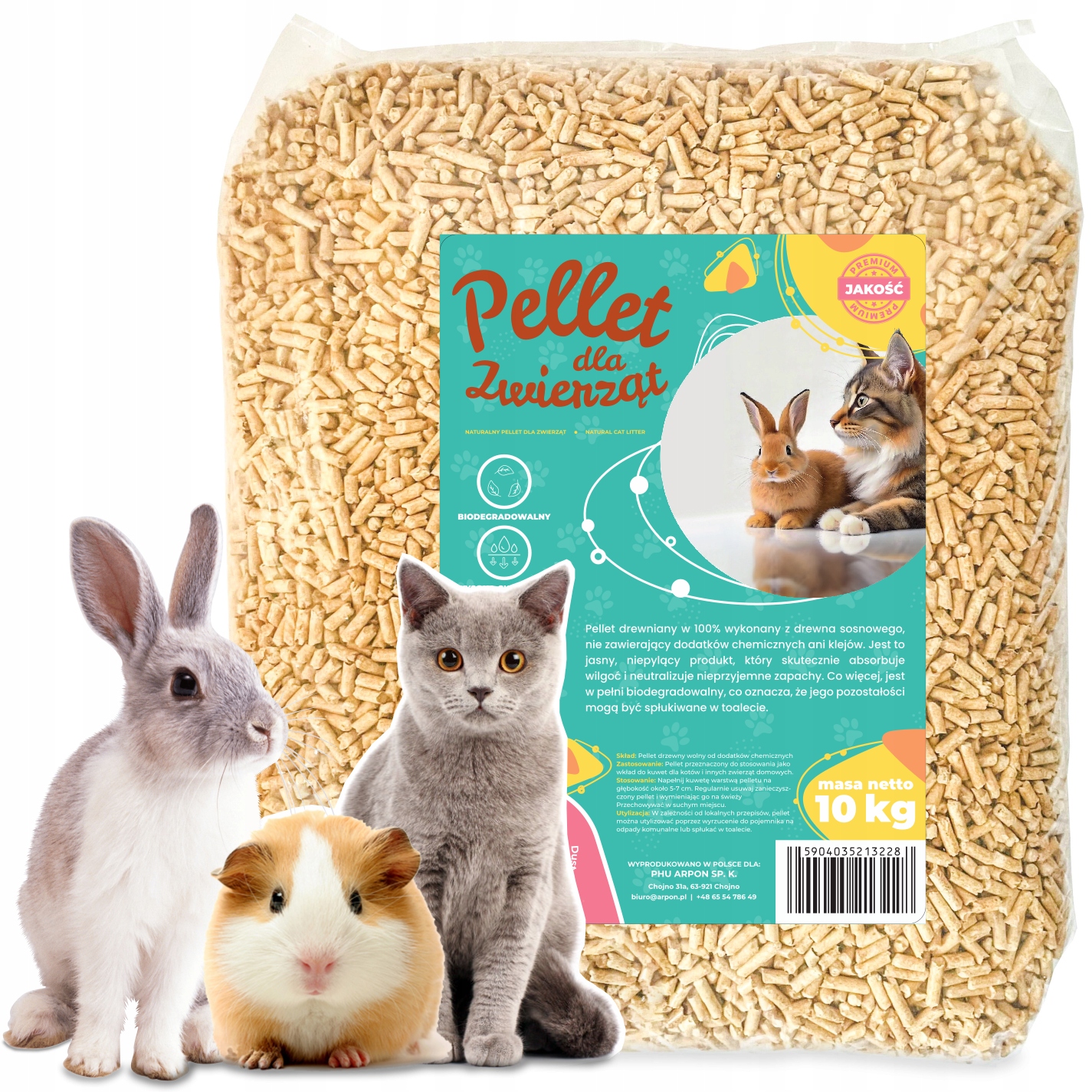 Levně Stelivo Podestýlky Pro Kočky Peřinky, Křečky, Králíky A Zvířata 20 Kg XXL