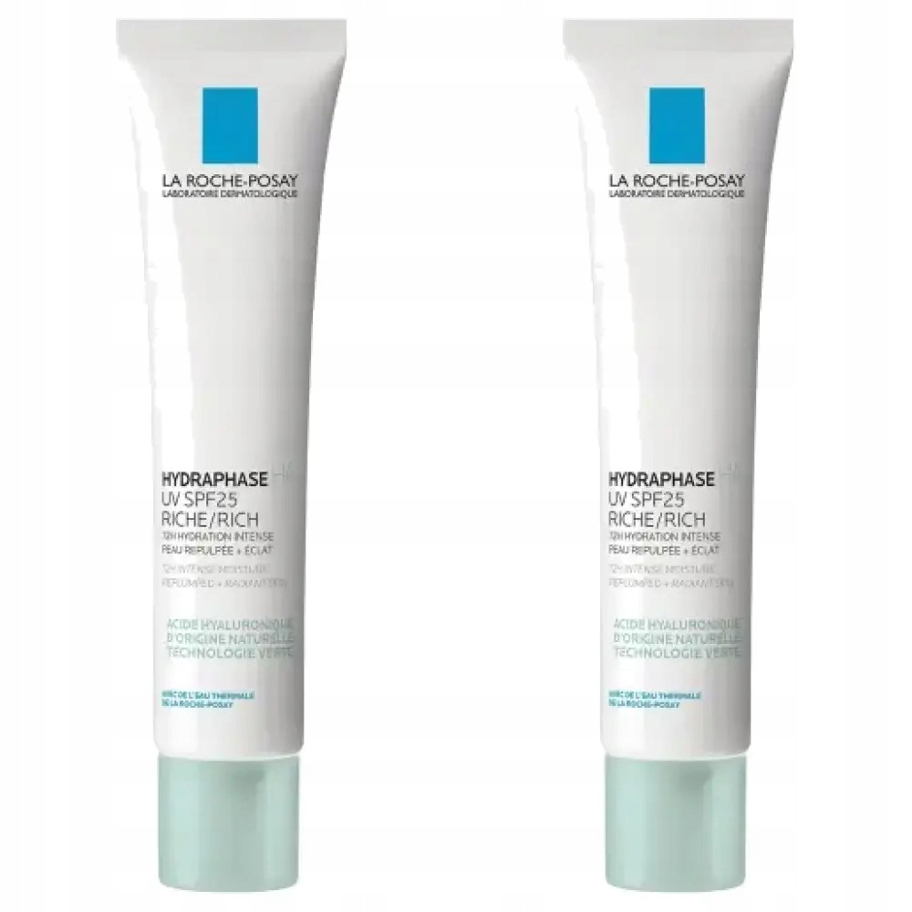 2x La Roche-Posay Hydraphase Ha Uv SPF25 Rich, 40 ml