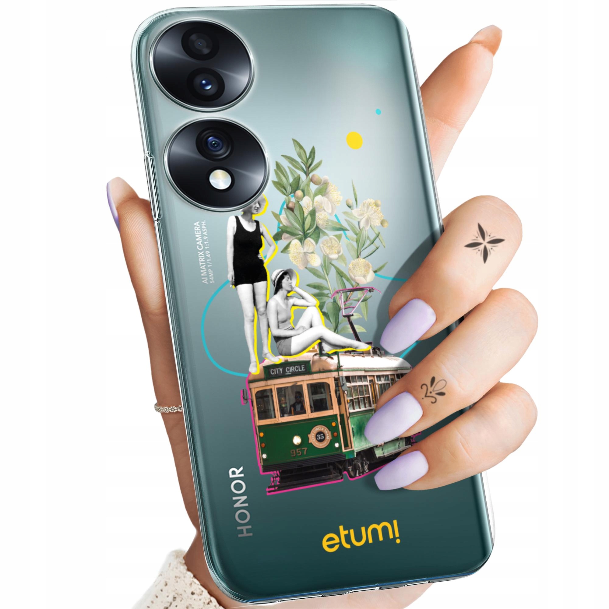 Etui Do Honor 70 MIX Przeszłość Oryginalne Obudowa Pokrowiec Case