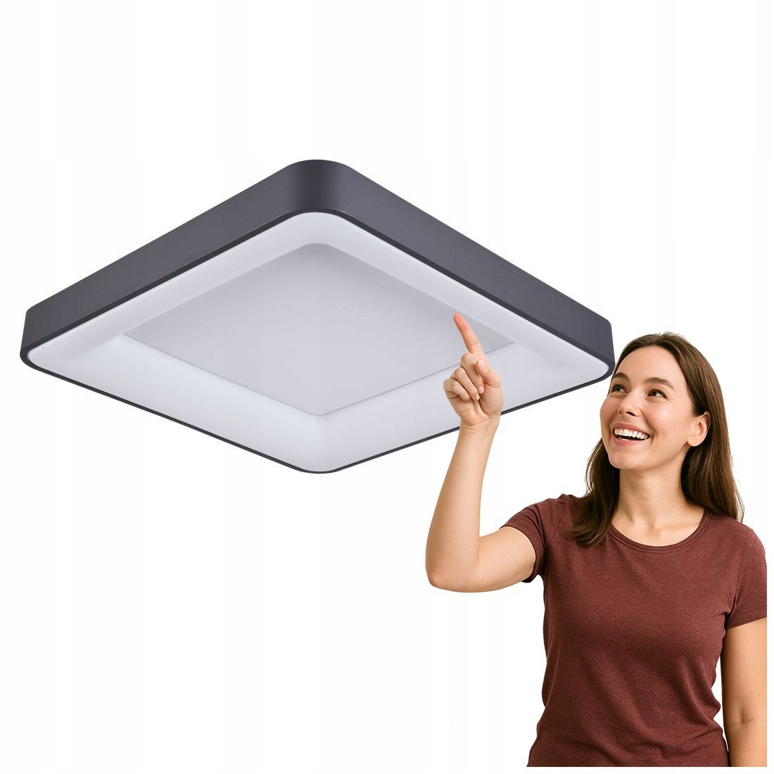 Stropné Svietidlo Giacinto 5304-850SQC-BK-3 Italux