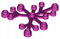 

Lego 2417 Liść Roślina magenta Nowy (1g)