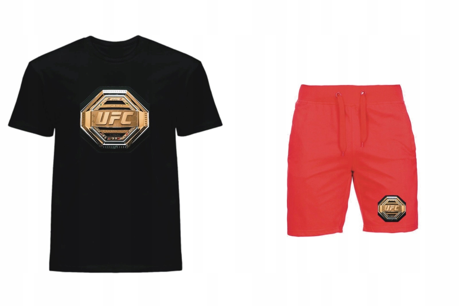 Komplet Tričko Kraťasy Ufc Pánské XXL