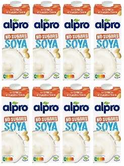 8x 1l Alpro Sojowe Niesłodzone Karton