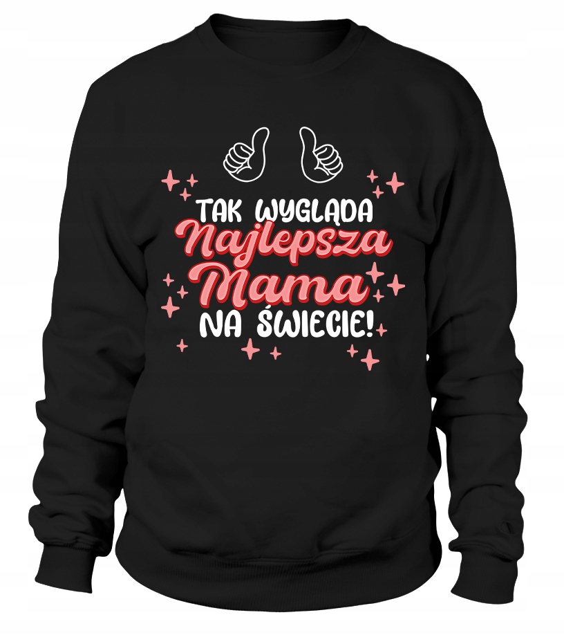 Mikina Tak vypadá Nejlepší maminka L Černá