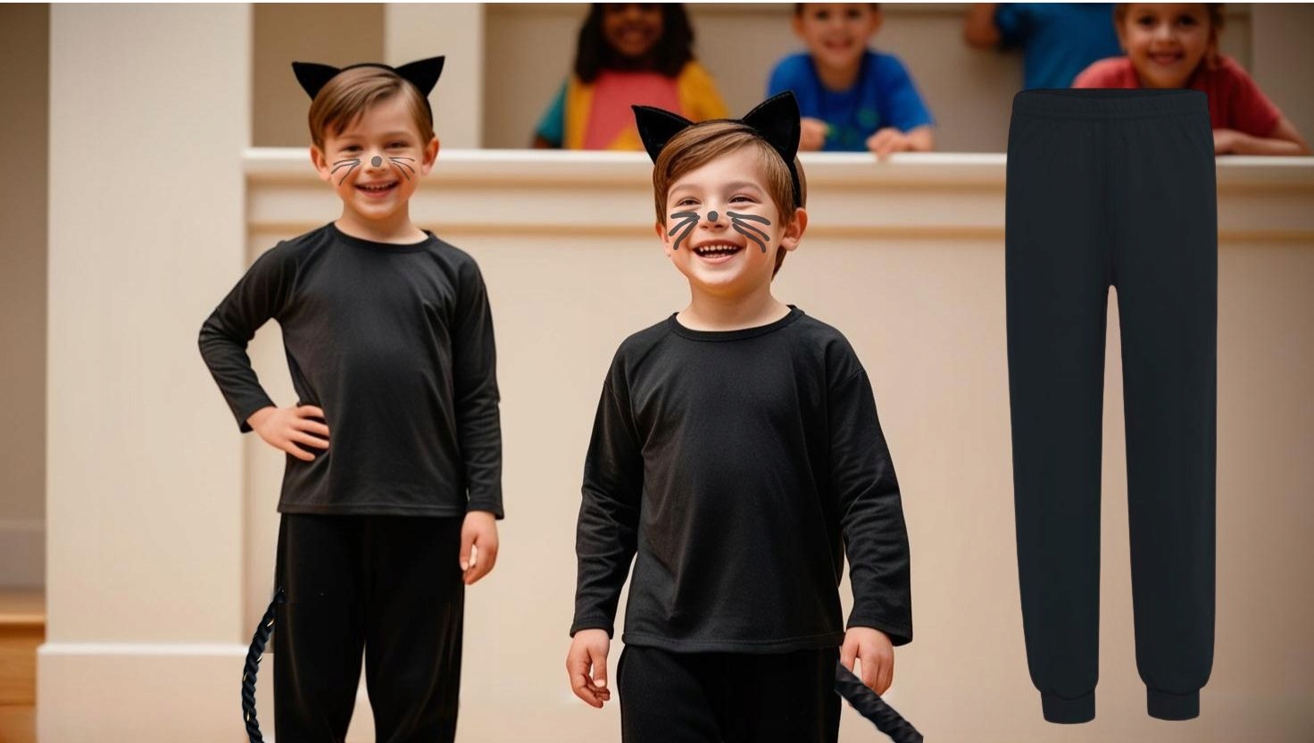 CIENKIE LEKKIE CZARNE DŁUGIE SPODNIE DLA DZIECI DRESOWE GŁADKIE BAWEŁNA 134 Rozmiar (new) 134