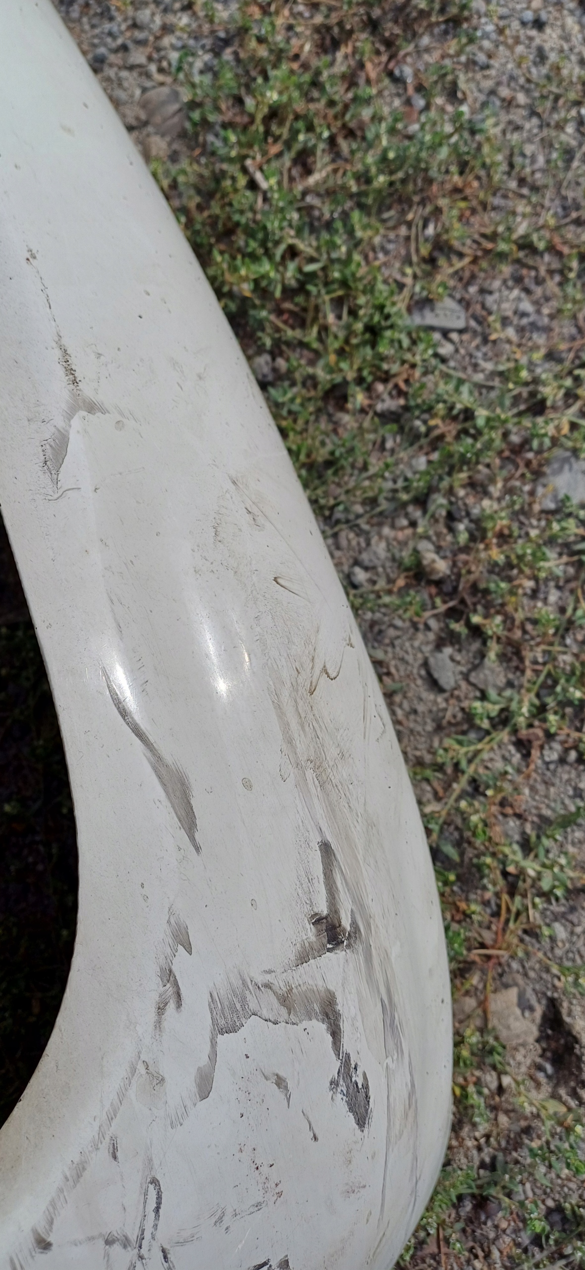 MAN TGX side corner of a bumper side