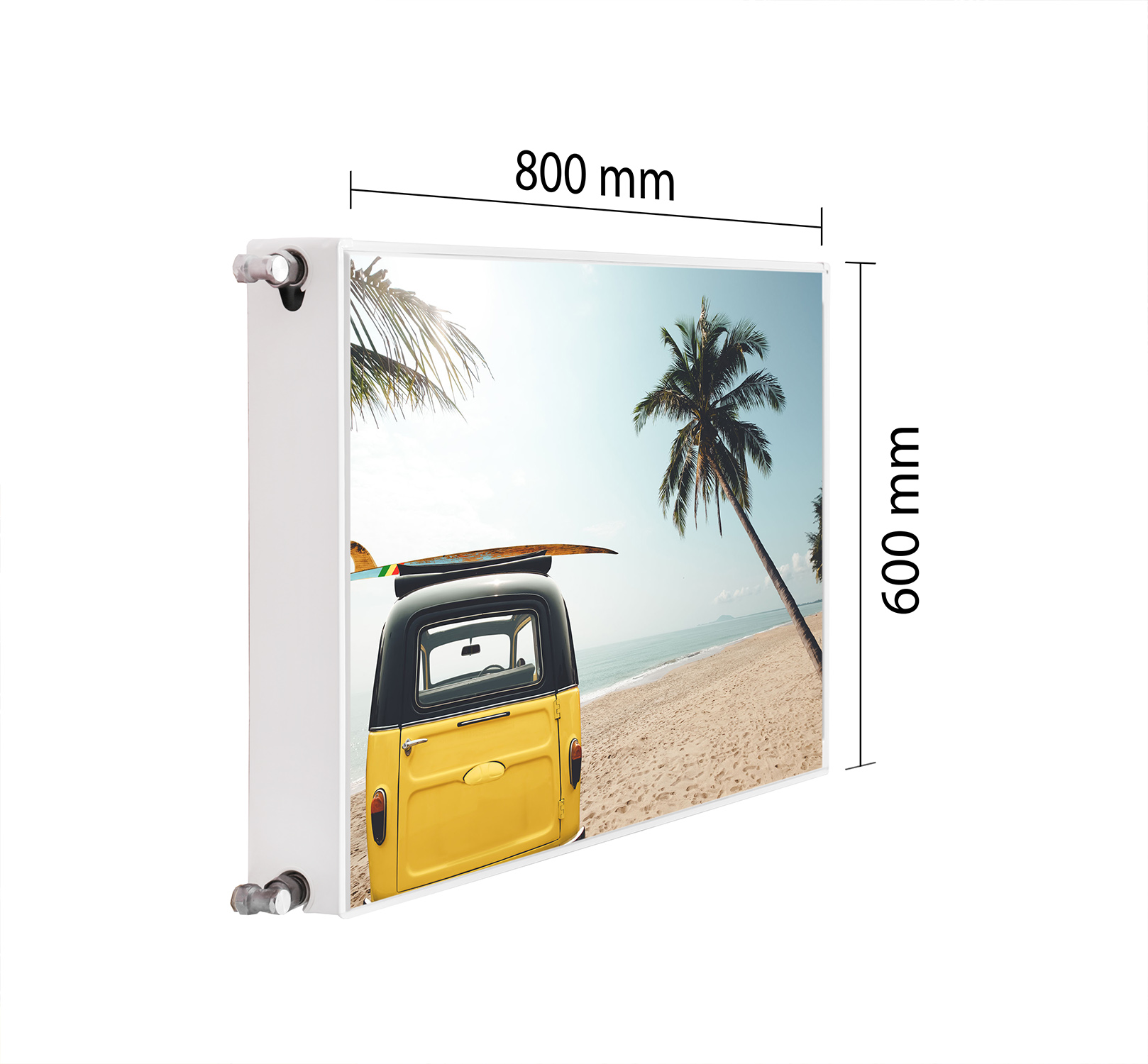 Magnetická Krytka Na Radiátor 80x60 Dovolená Podložka Magnet