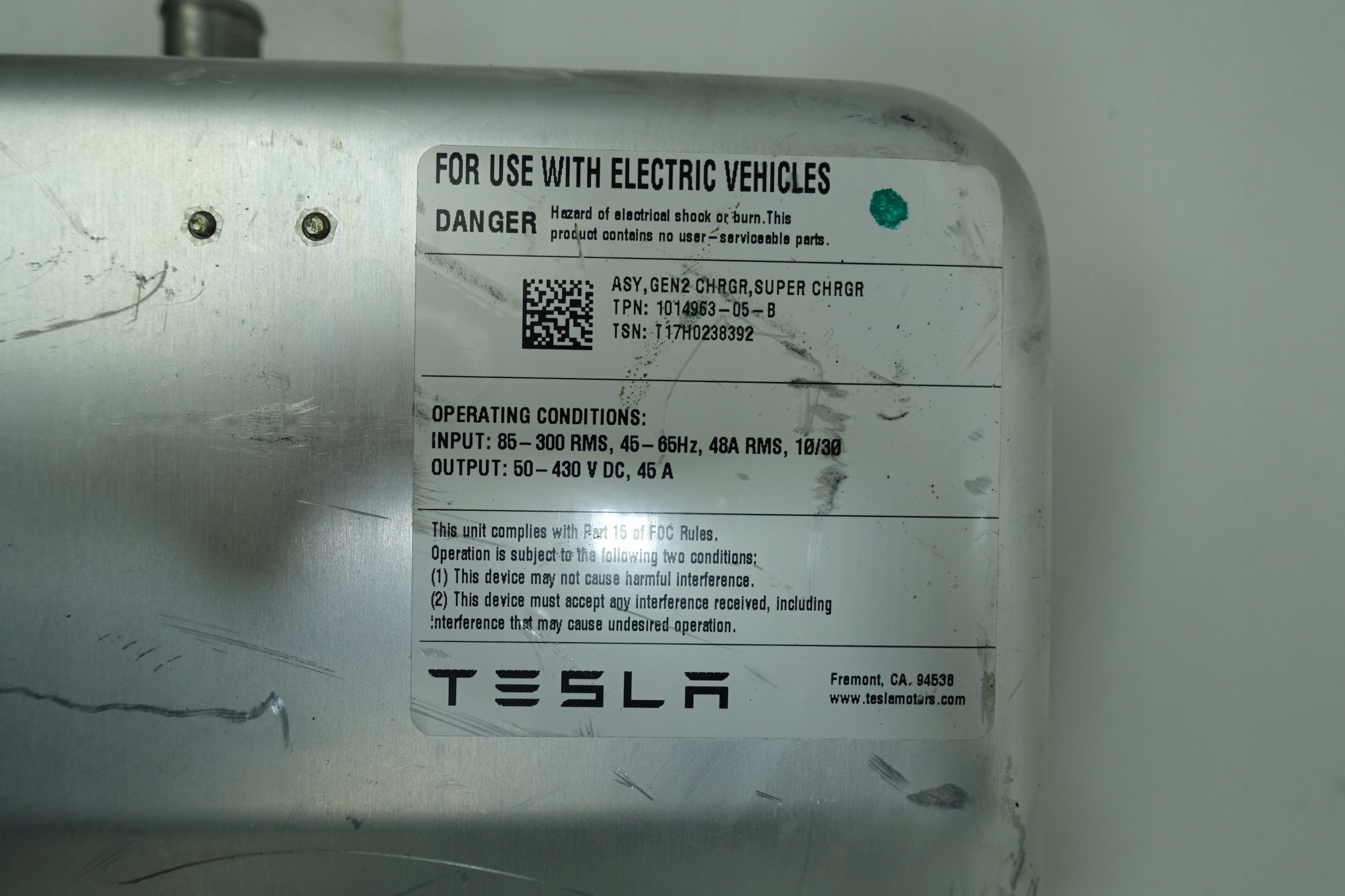 modulo LADOWANIA CHARGER TESLA S 1014963-05-B