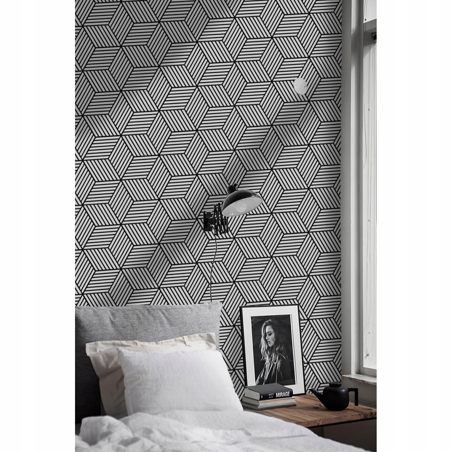 

Fototapeta na ścianę Geometryczne kostki 290x290cm