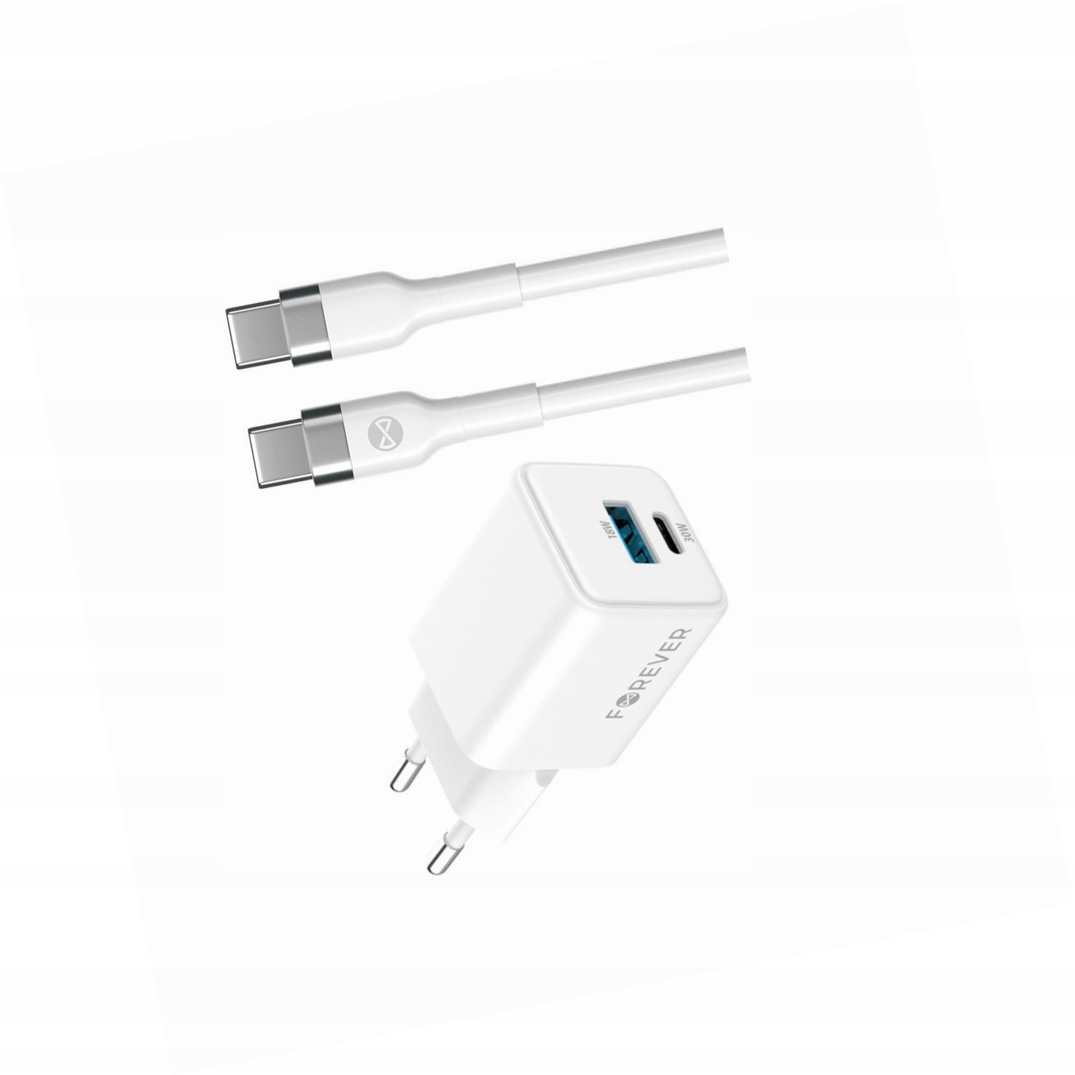Szybka ładowarka GaN 30W Usb i Usb-c z kablem do Samsung Galaxy A71