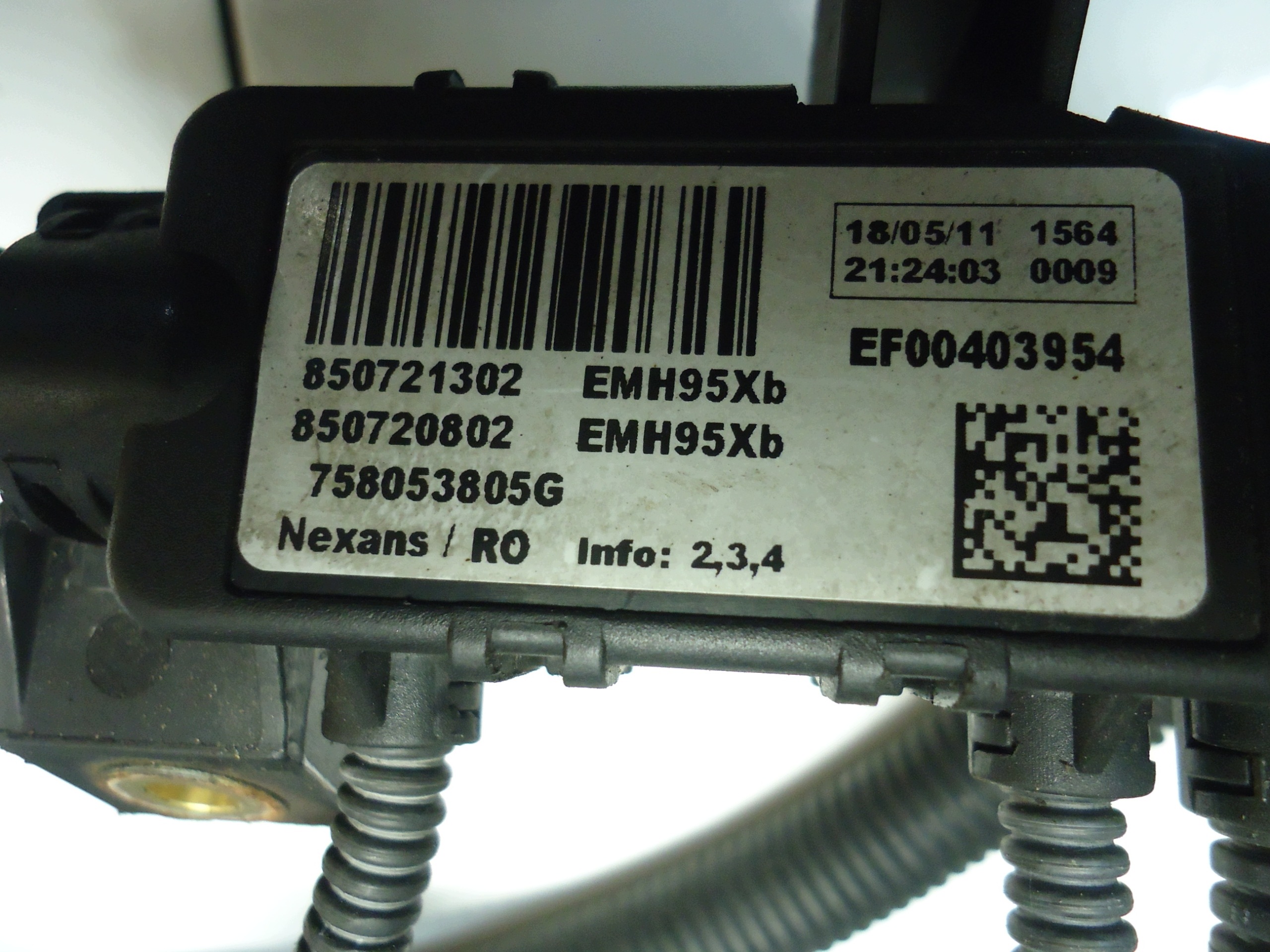 BMW 3 E90 2.0D N47D20 bundle motor wiring 8507213