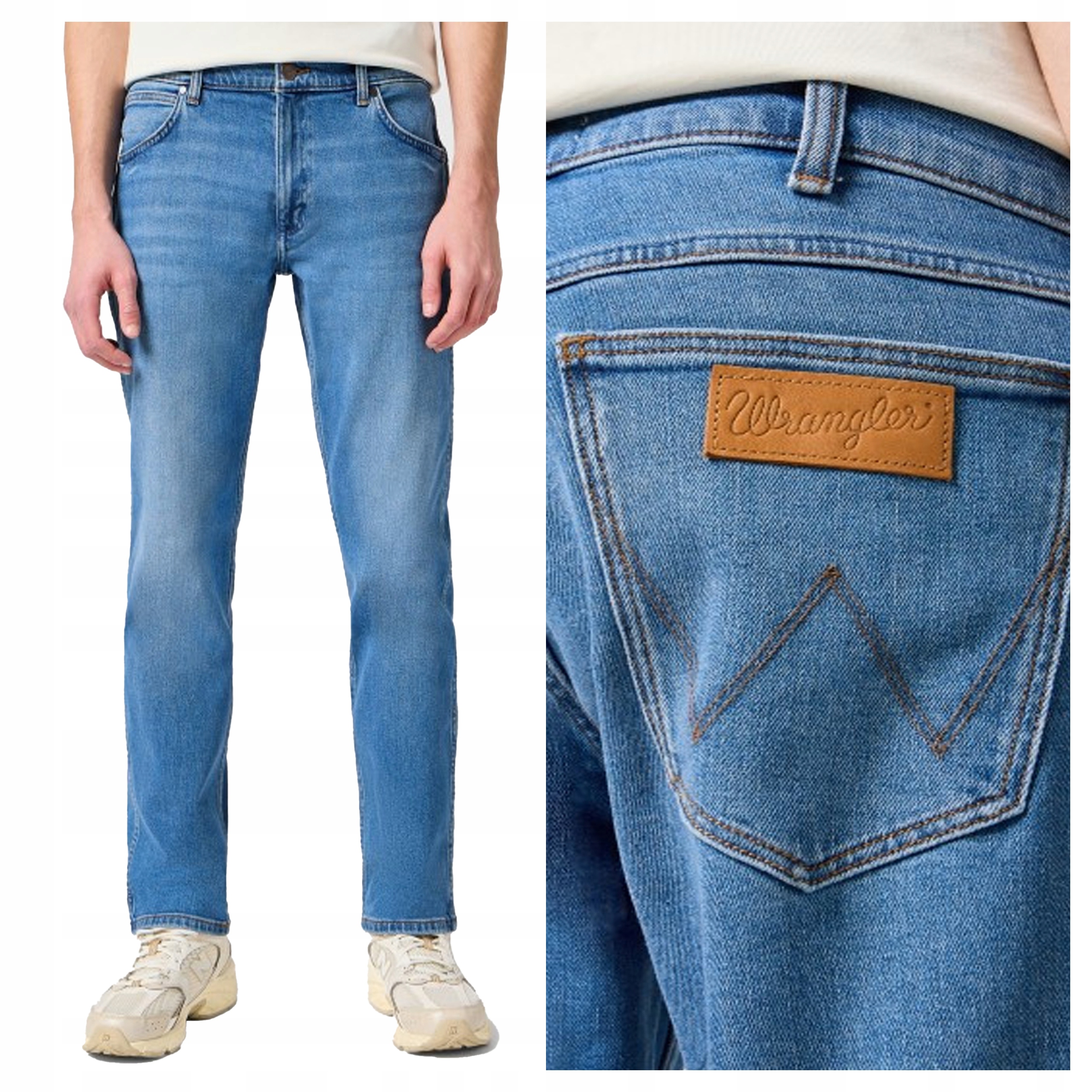 Wrangler Greensboro W42 L34 Pánské džínové kalhoty džíny Proste