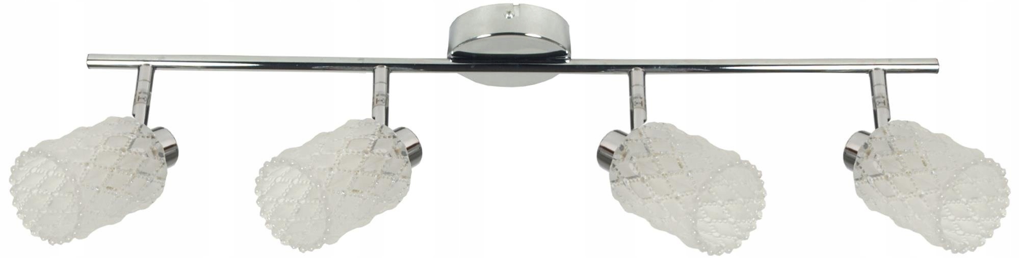 Obdélníkový spot Candellux stříbrný