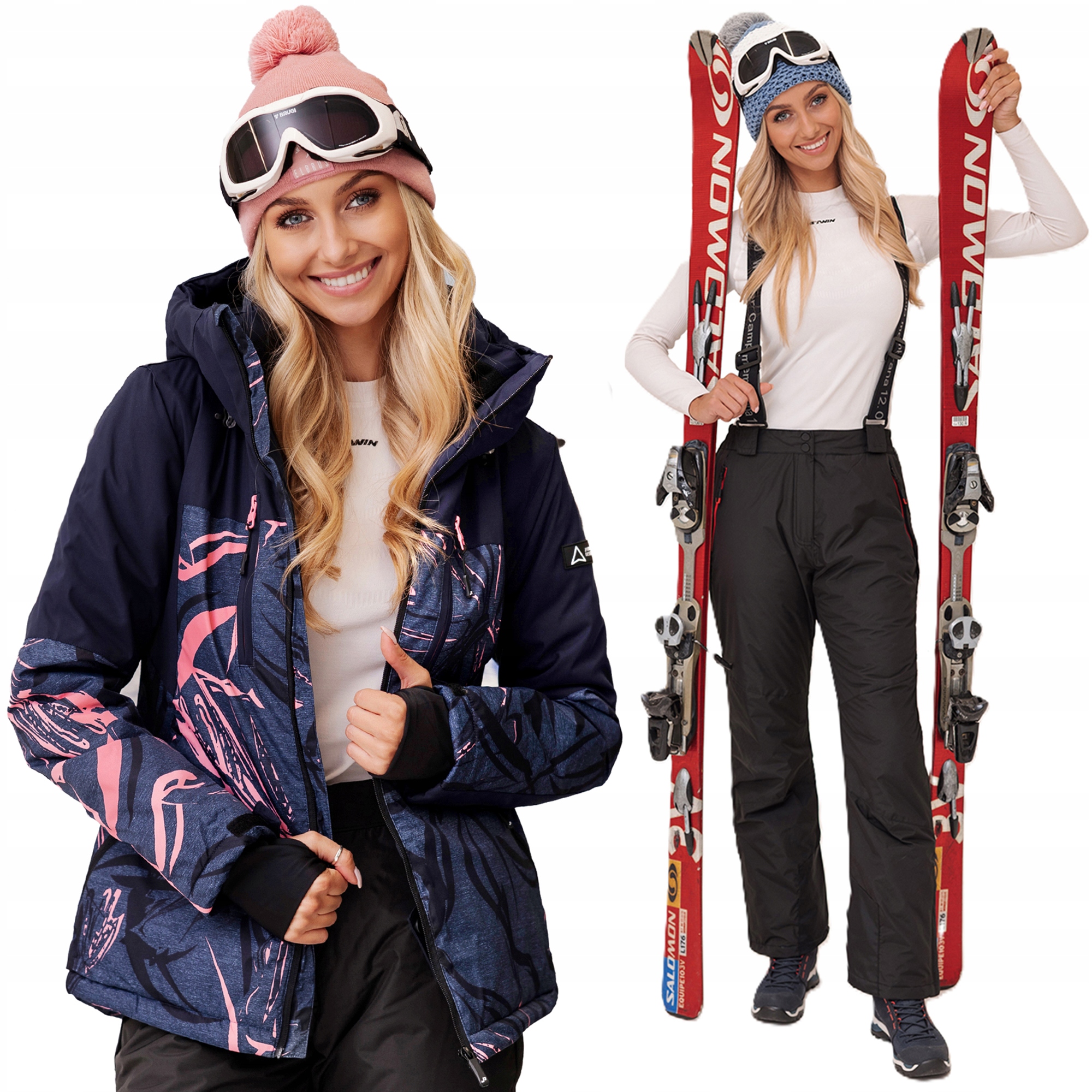 Narciarski Kombinezon Zimowy Na Stok Na Narty 2 Ciepły We L