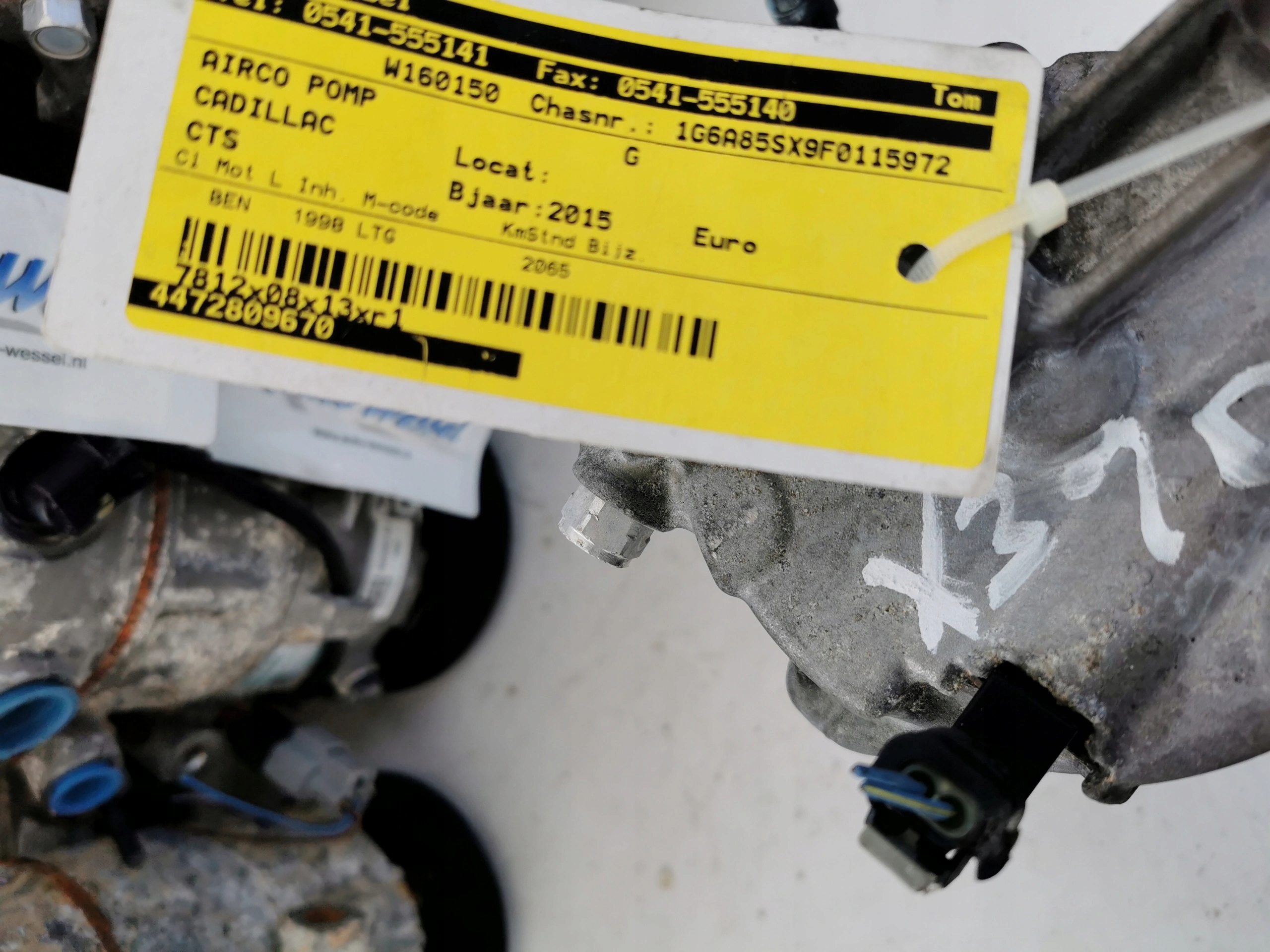 CADILLAC CTS 2.0B 447280-9670 MC447160-8170 LTG KO