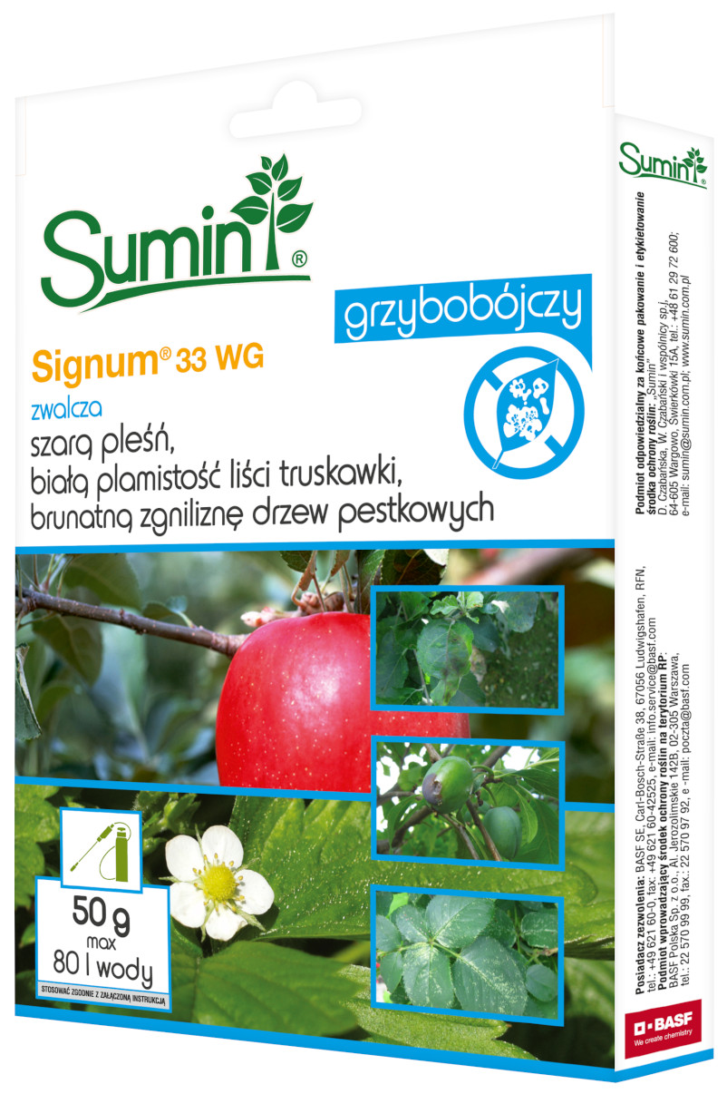 

Sumin Signum 33 Wg grzybobójczy szara pleśń 50 g