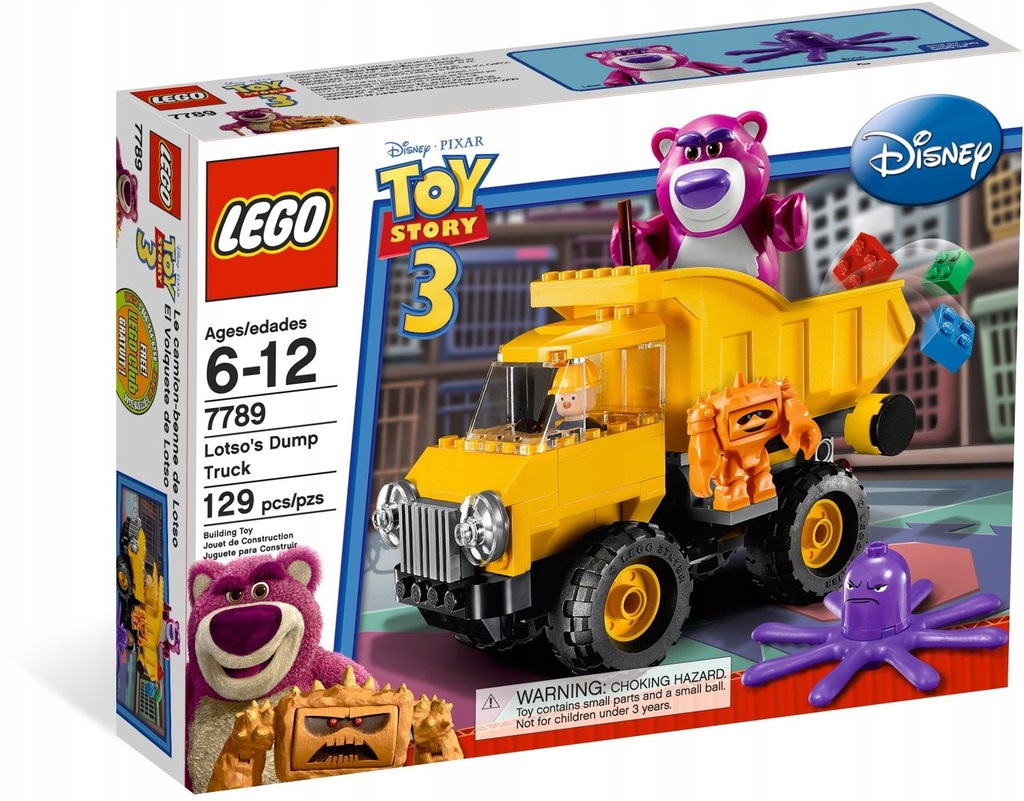 Lego 7789 Toy Story Wywrotka Lotso. Ładne pudełko na prezent, do kolekcji