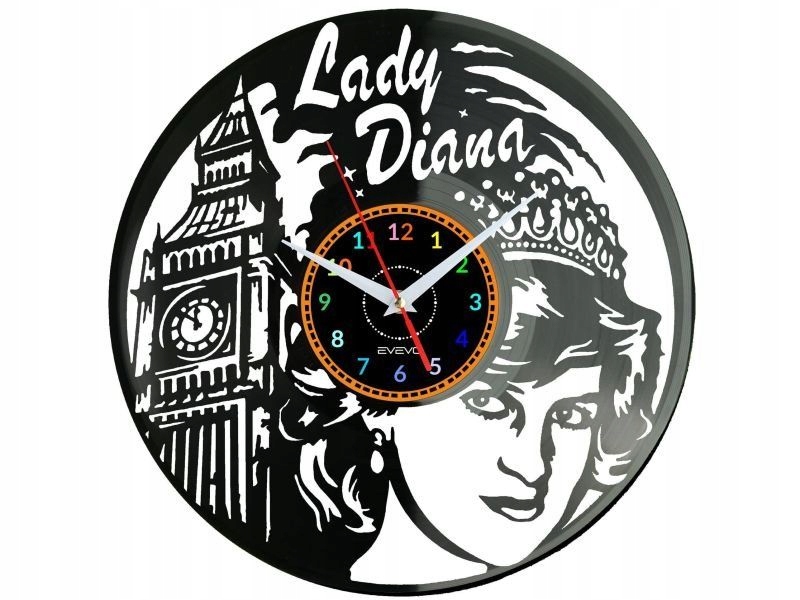 Lady Diana Dárek pro milovníka Originální Nástěnná Dekorace z desky