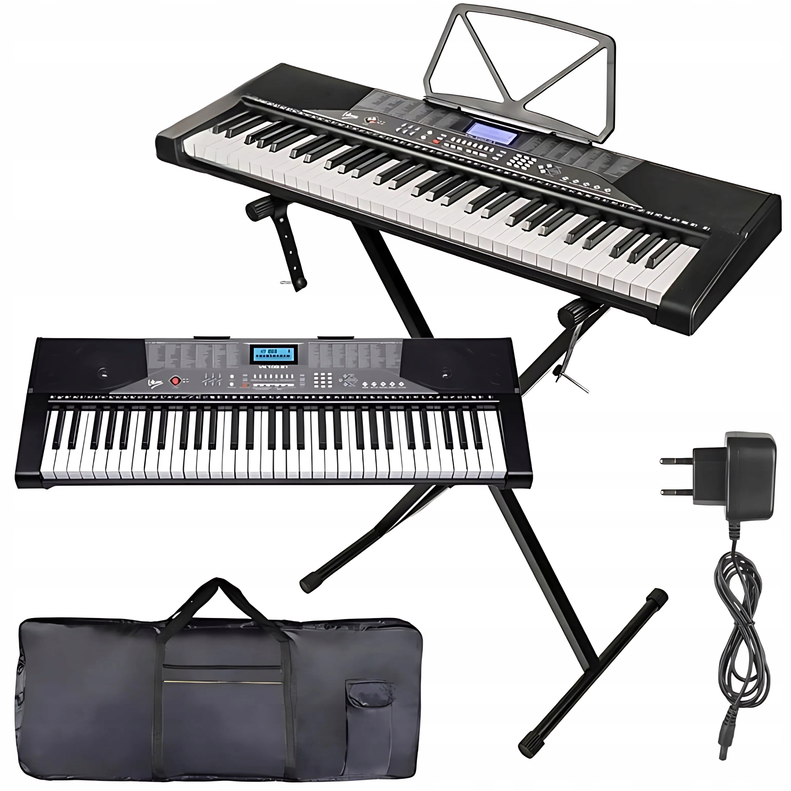 Keyboard Digitální Piano Pro Děti Elektrické Varhany 61 Kláves Sada