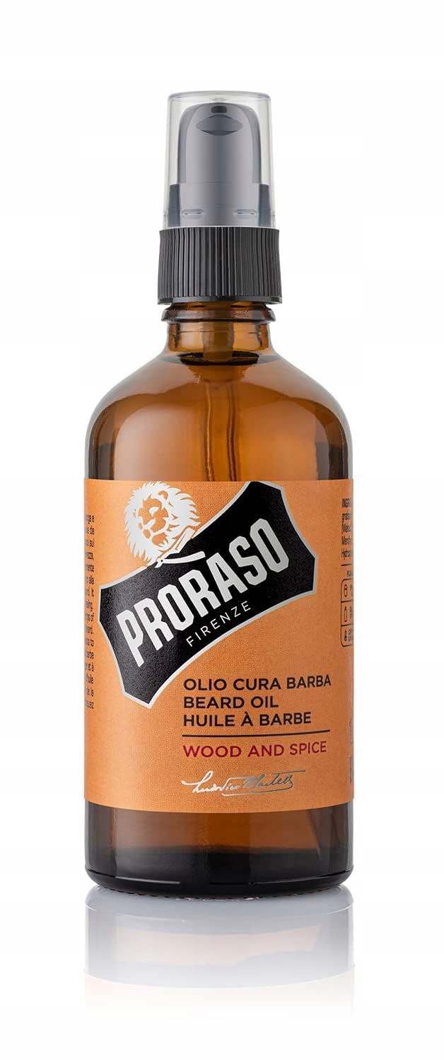 Proraso Beard Oil, Wood+spice, 100 ML, Bartol Mit Zedernholz+zitrus-duft, B