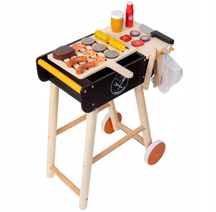 

Drewniany Grill Dla Dzieci Akcesoria ogrodowy Bbq