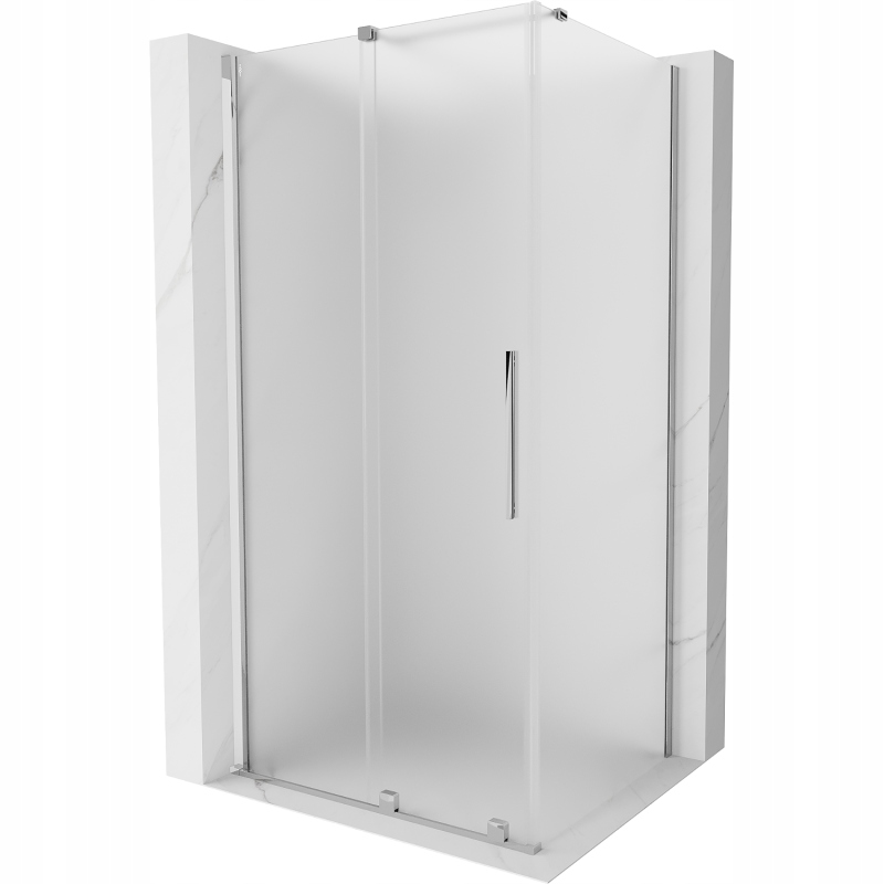 Mexen Velar sprchová kabina zasouvací 110 x 90 cm, matné, chrom 871-110-0