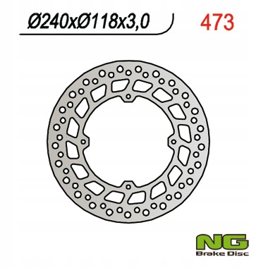 Ng Predný Brzdový Kotúč Honda Cr 125/250/500 '84-'94, Xr 250/400/600R