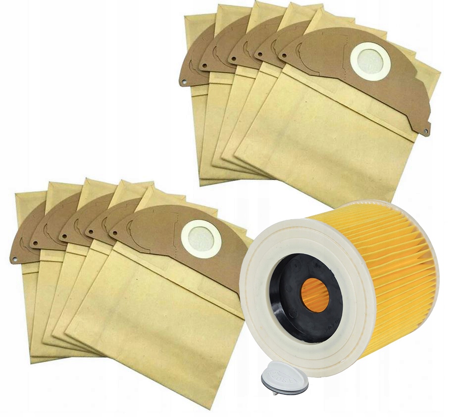 FILTR 10x WORKI DO KARCHER A 2004 2054 WD 2.200