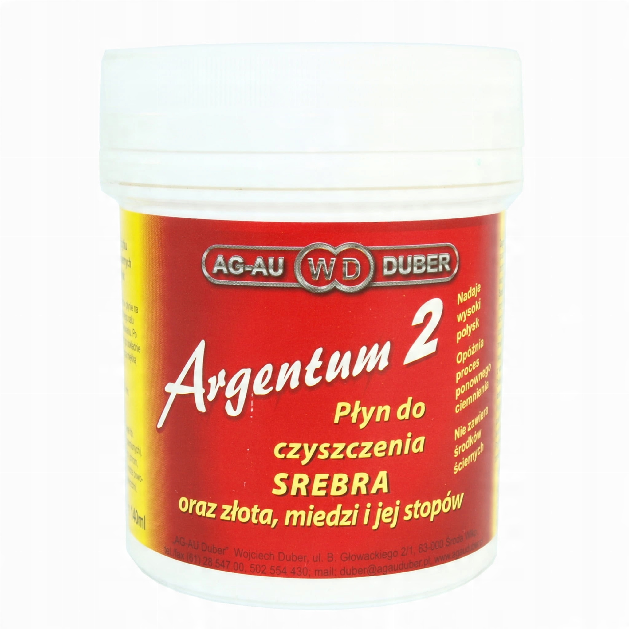 

Argentum 2 Płyn Do Czyszczenia Srebra Złota 210ML