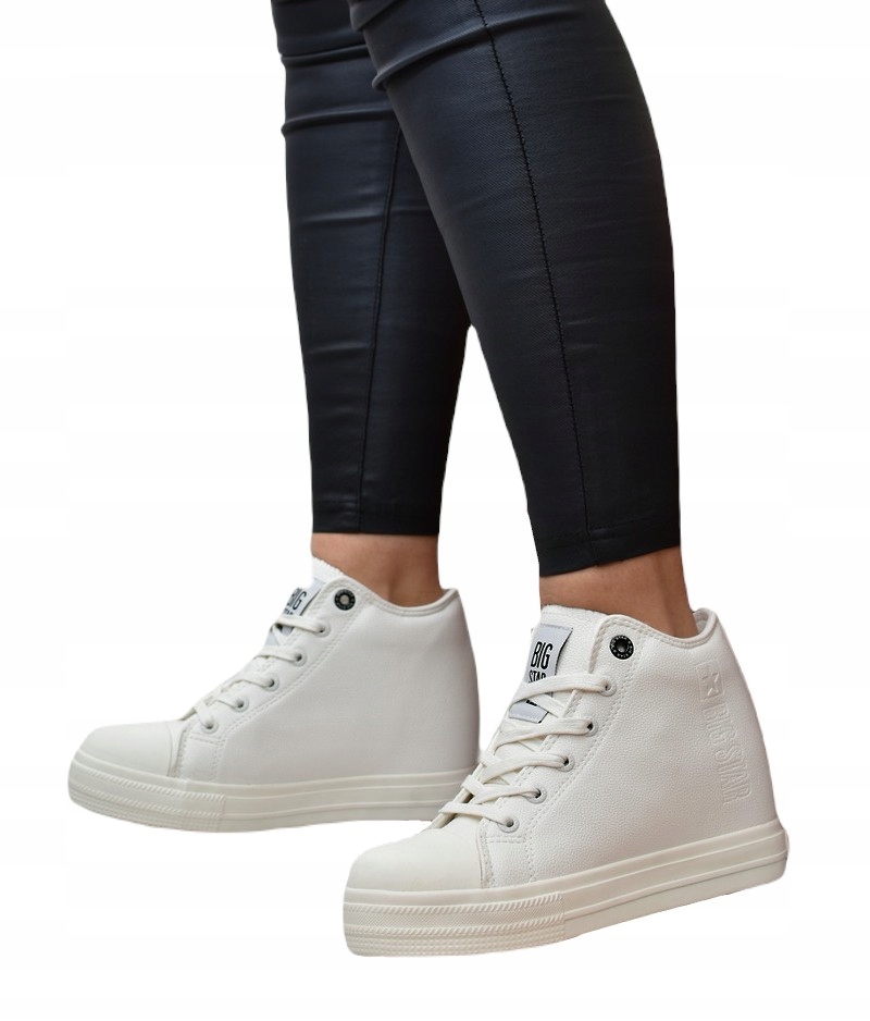 

Sneakersy damskie Big Star EE274128 Białe 37