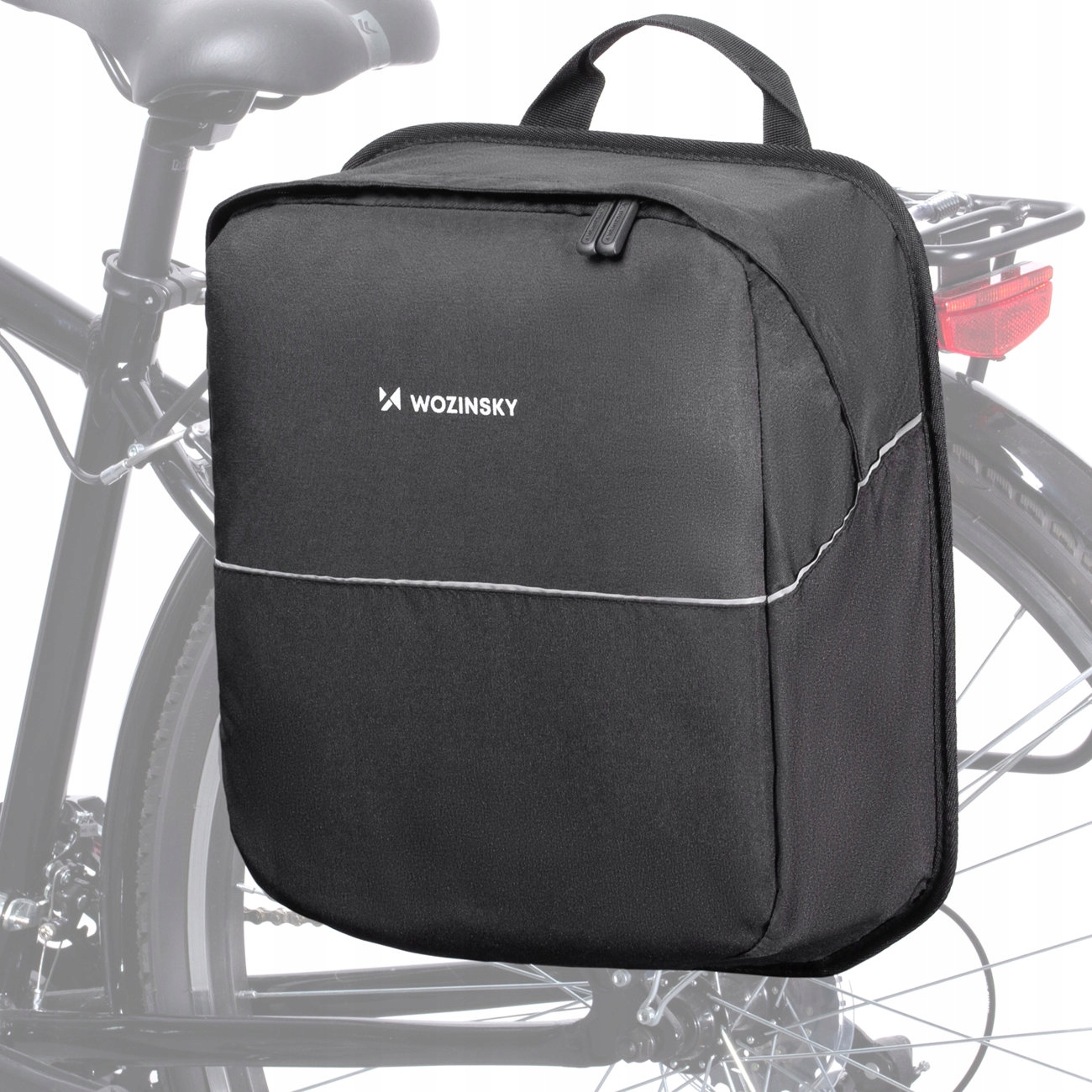 

Wozinsky duża torba sakwa rowerowa na bagażnik 24L