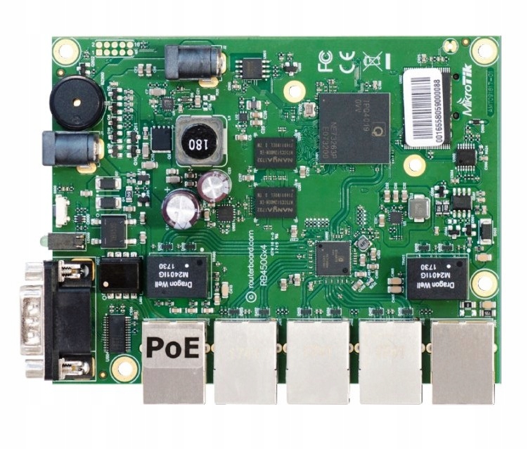 Káblový router MikroTik RB450Gx4