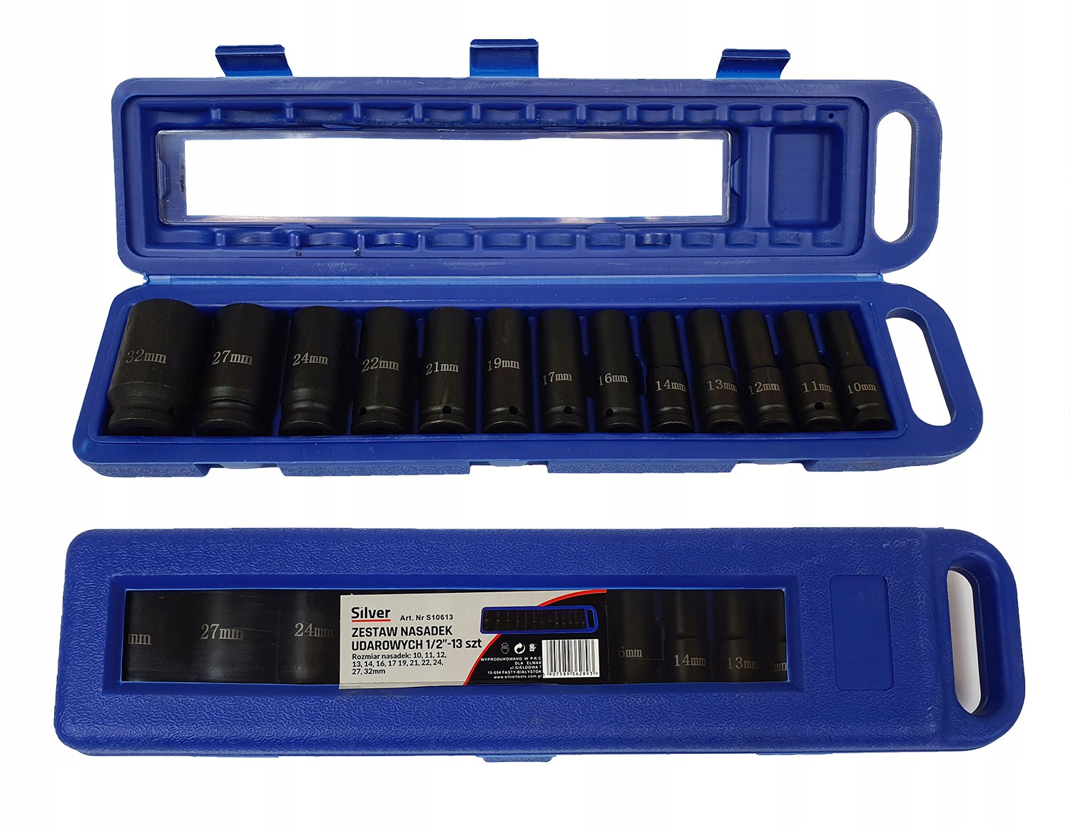 ZESTAW NASADEK UDAROWYCH 1/2 NASADKI UDAROWE 10-32 Marka inna