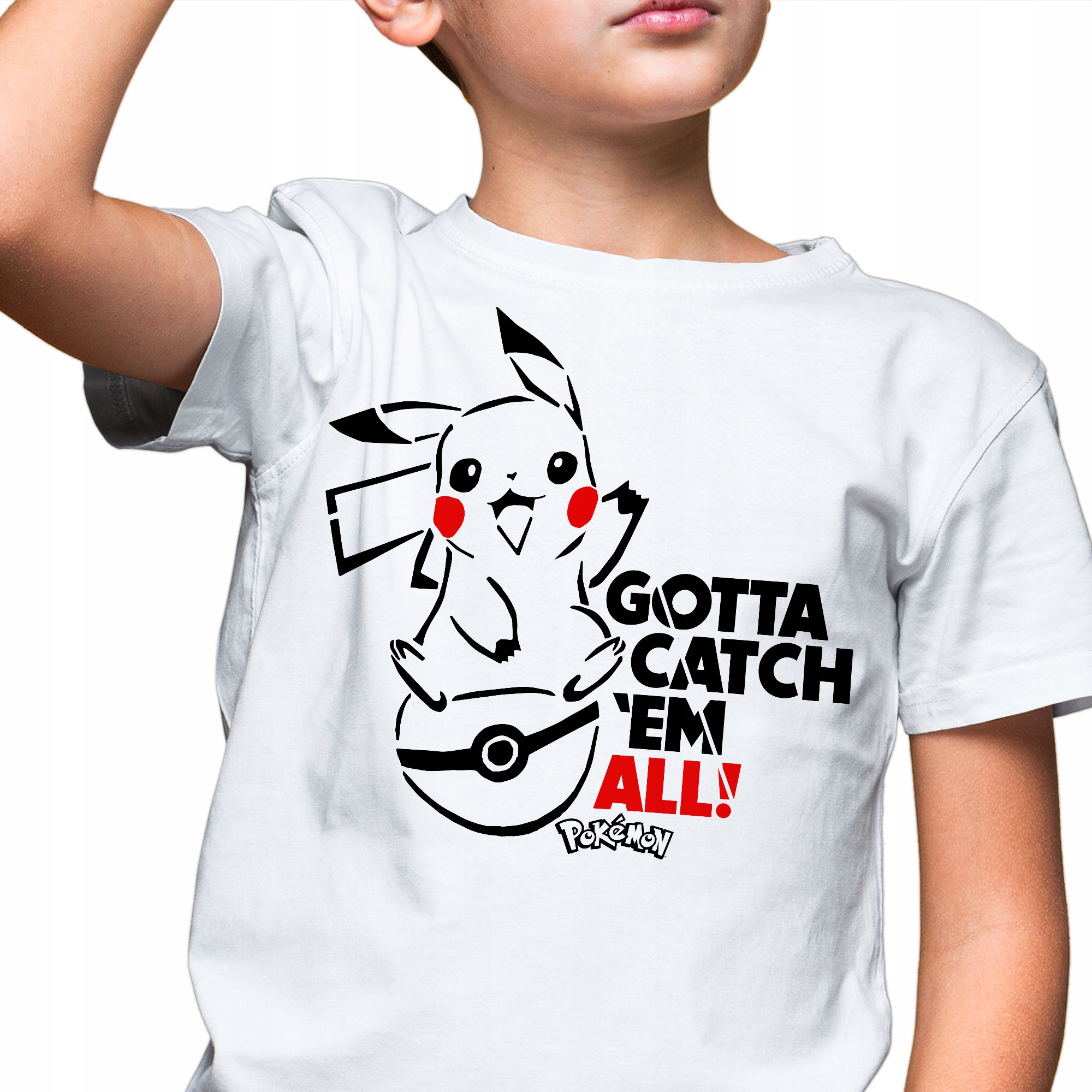 

T-shirt Dziecięcy Koszulka Pokemon Bawłena 122