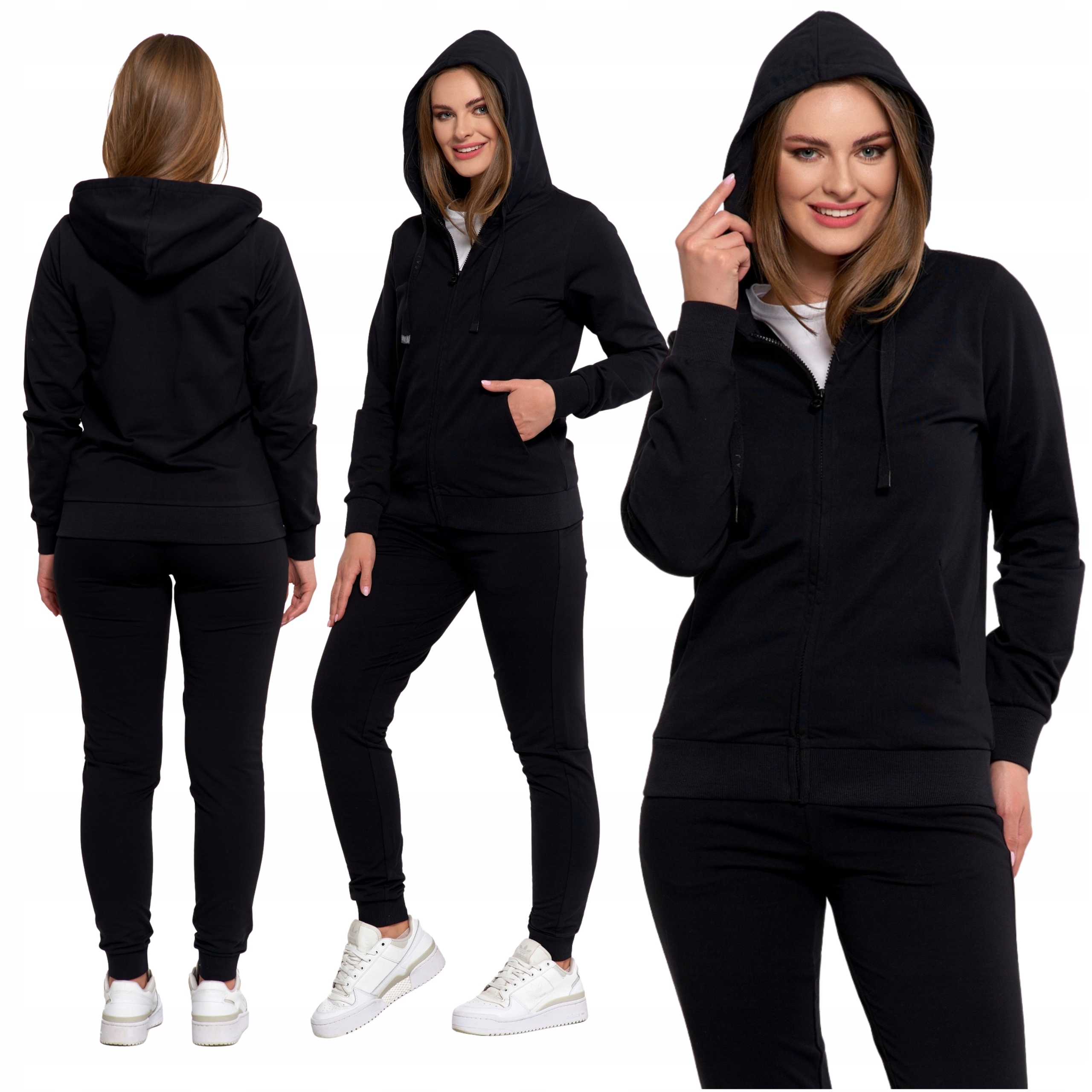 Teplákovka Dámský Moraj Pohodlný Teplákový Set Kalhoty A Rozepínací Mikina M