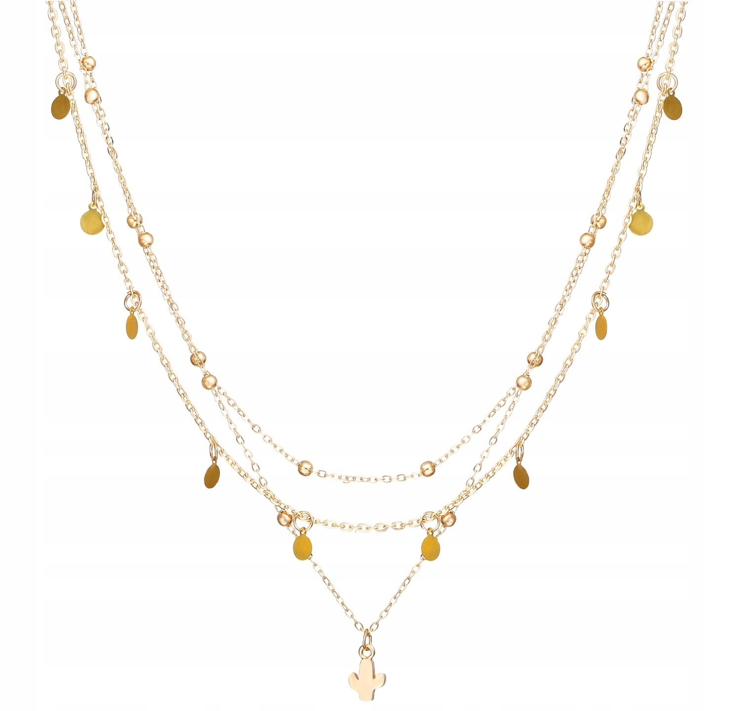 Naszyjnik Łańcuszek damski Celebrytka