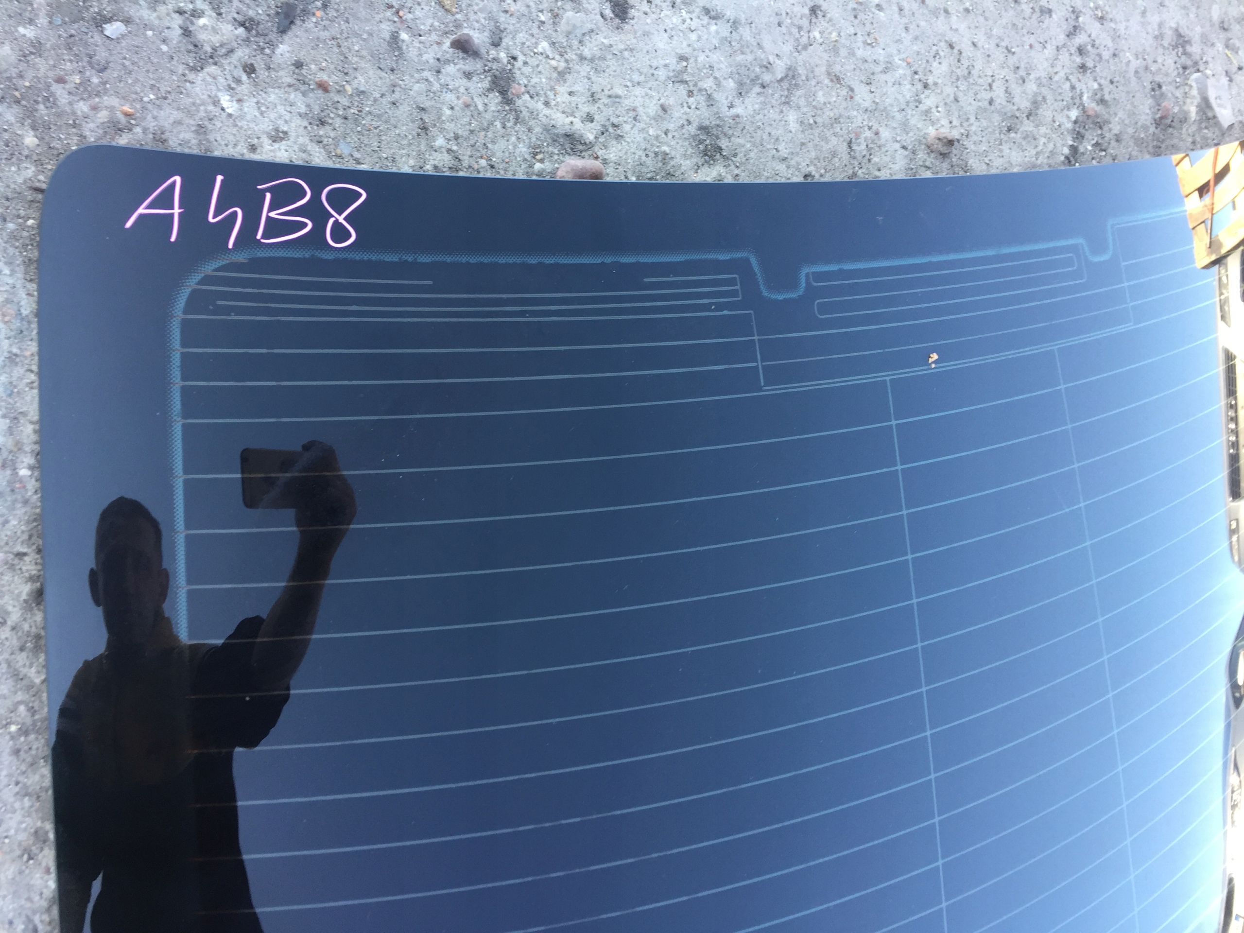 A4 B8 sedan window rear part rear bodywork GRZANA