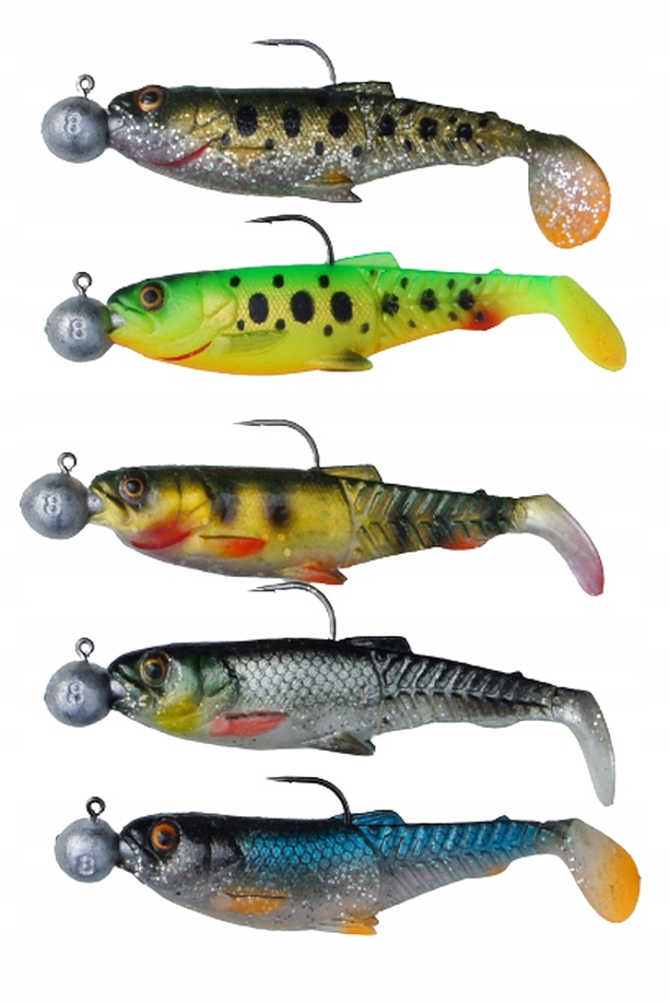 

Savage Gear Cannibal Zestaw Uzbrojone 5 szt 10,5cm