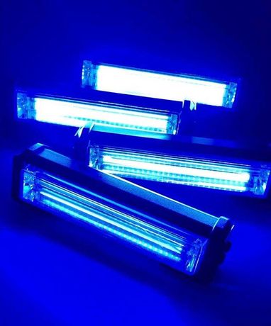 LAMPA OSTRZEGAWCZA 6 LED BŁYSKOWA NIEBIESKA STROBO Producent części YDI